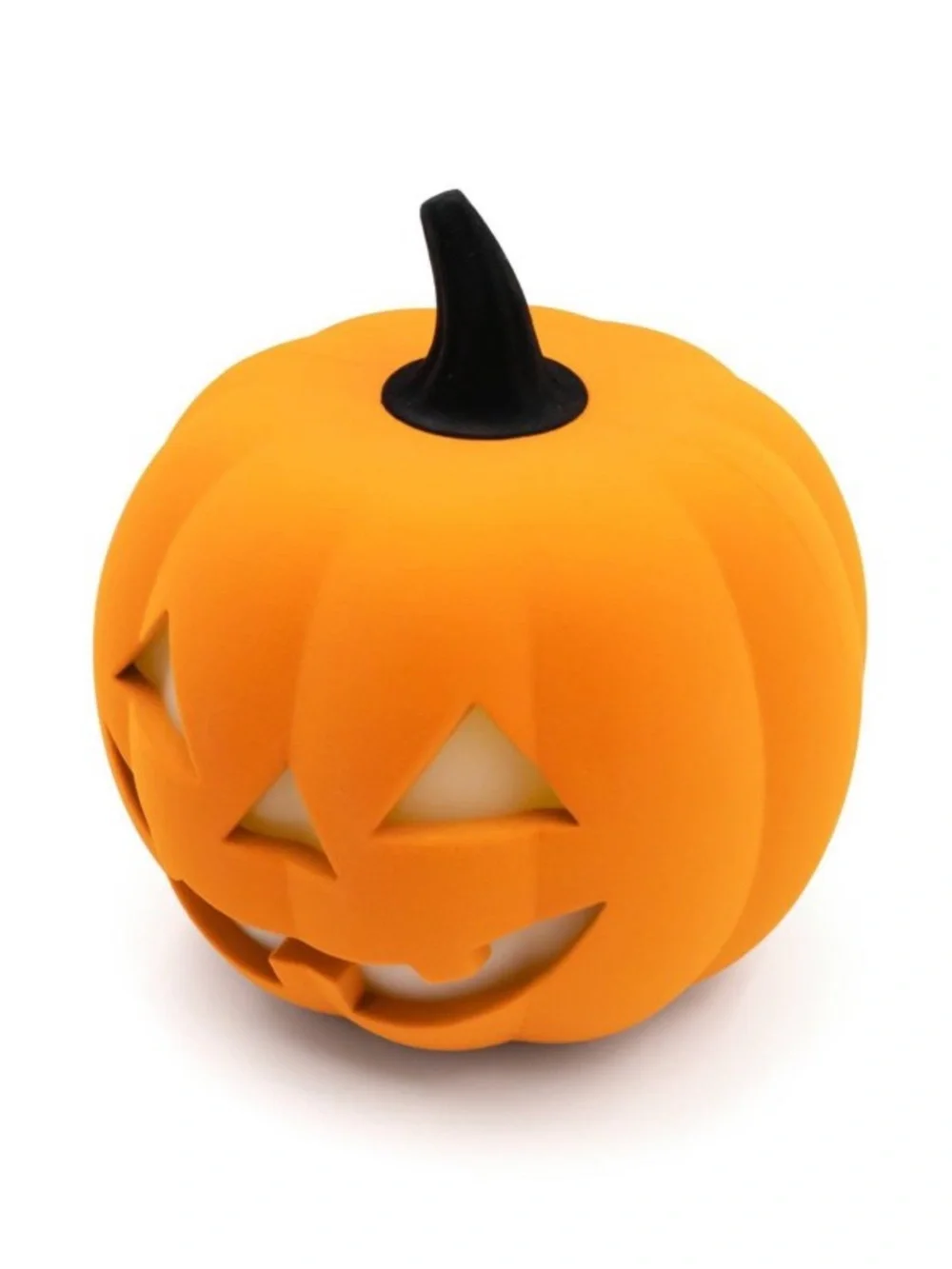 New! Flocked LED Figural Orange Pumpkin - Bullseye's Playground™ 2026